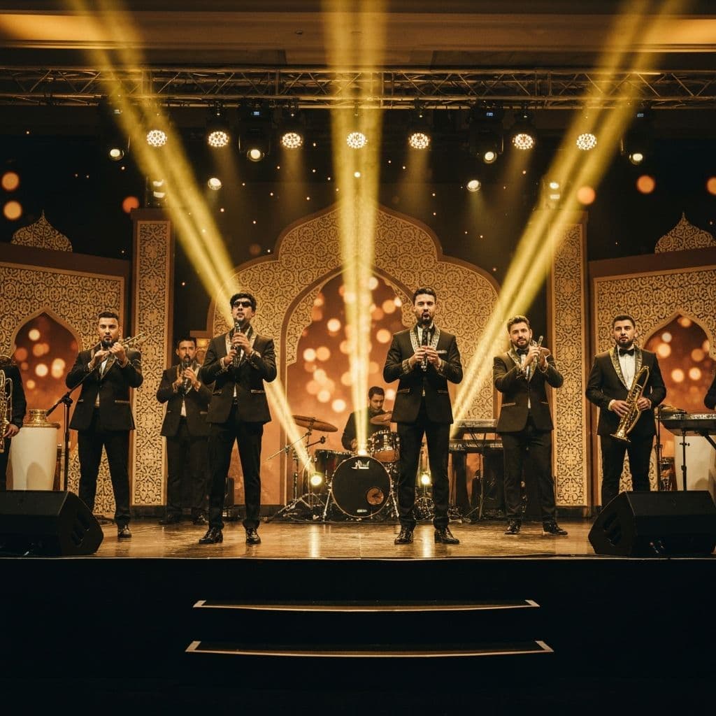 Layal Band live auf der Bühne
